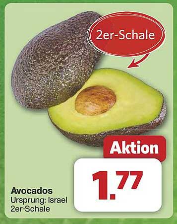 Avocados 2er-Schale - Frisch aus Israel