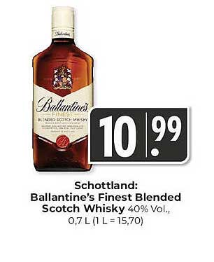 Ballantine's Finest Blended Scotch Whisky 0,7 L