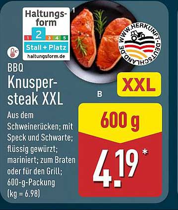 BBQ Knuspersteak XXL
