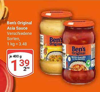 Ben's Original Asia Sauce - Verschiedene Sorten