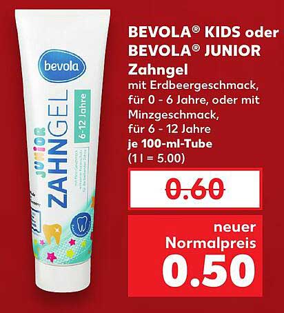 BEVOLA® KIDS oder BEVOLA® JUNIOR Zahngel