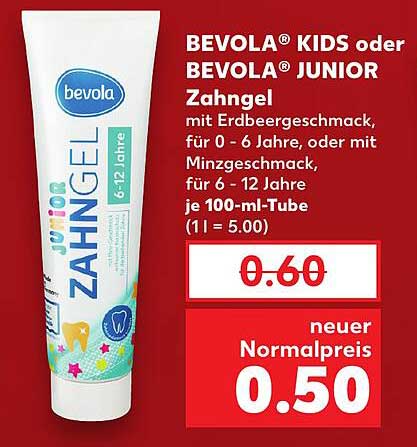 BEVOLA® KIDS oder BEVOLA® JUNIOR Zahngel