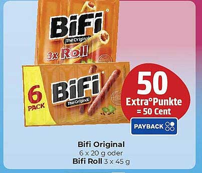 Bifi Original - 6er Pack (6 x 20 g oder 3 x 45 g)