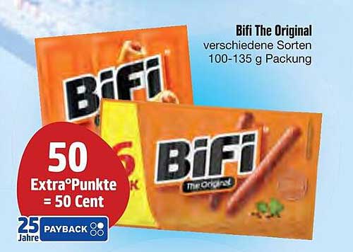 Bifi The Original verschiedene Sorten 100-135 g Packung
