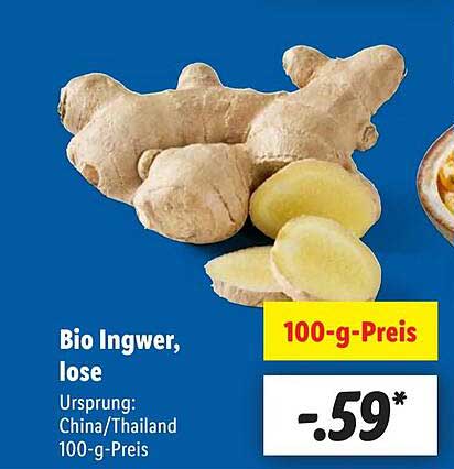 Bio Ingwer, lose