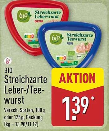 BIO Streichzarte Leber-/Teewurst