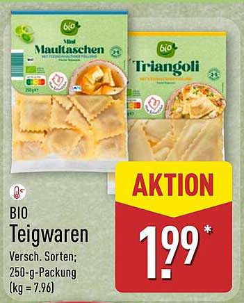 BIO Teigwaren - Maultaschen und Triangoli