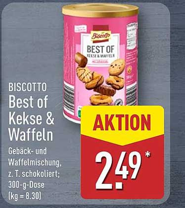 BISCOTTO Best of Kekse & Waffeln 300-g-Dose