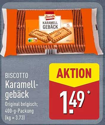 Biscotto Karamellgebäck 400-g-Packung