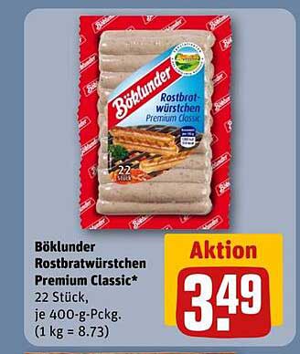 Böklunder Rostbratwürstchen Premium Classic