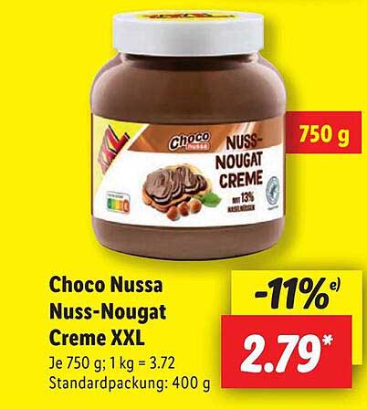 Choco Nussa Nuss-Nougat Creme XXL