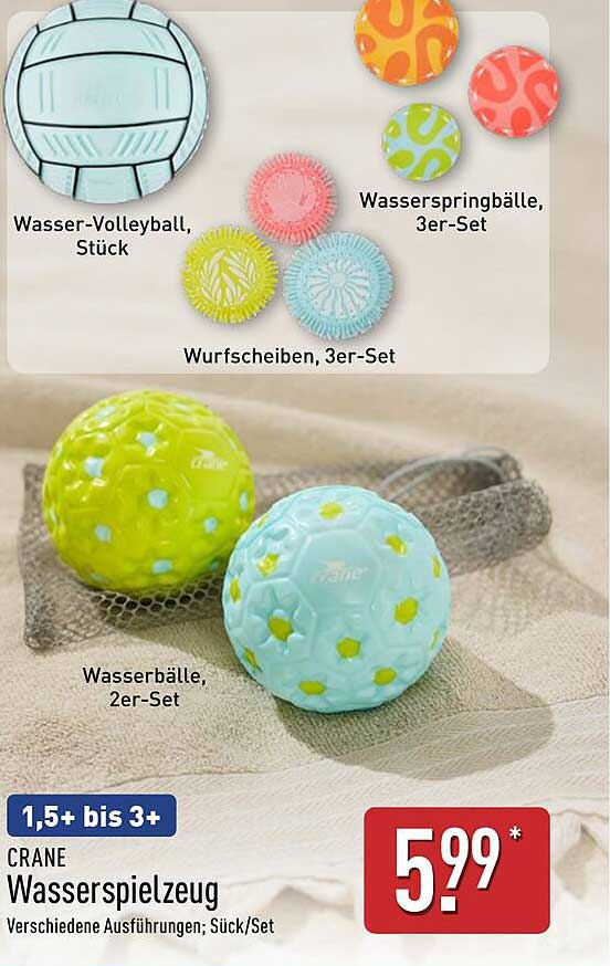 CRANE Wasserspielzeug - Wasserbälle, 2er-Set