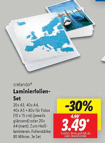 crelando® Laminierfolien-Set