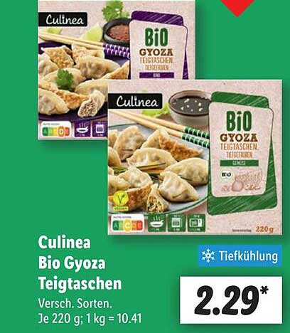 Culinea Bio Gyoza Teigtaschen - Verschiedene Sorten