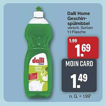 Dalli Home Geschirrspülmittel - verschiedene Sorten 1-l-Flasche