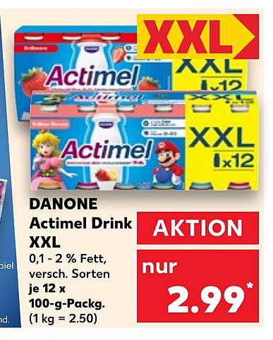 DANONE Actimel Drink XXL