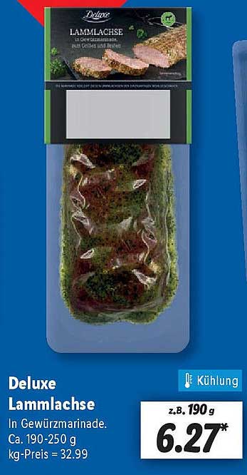 Deluxe Lammlachse in Gewürzmarinade