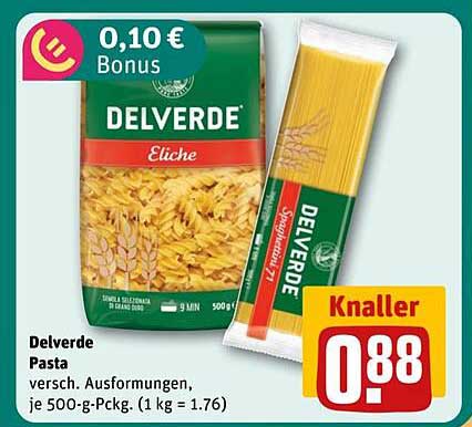 Delverde Pasta 500g - Knaller für nur 0,88 €