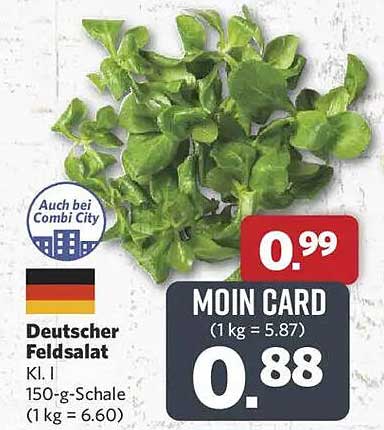 Deutscher Feldsalat Kl. I - 150-g-Schale