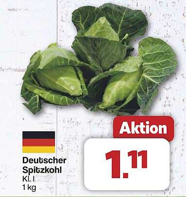 Deutscher Spitzkohl Kl. I, 1 kg