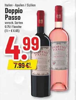 Doppio Passo - Verschiedene Sorten 0,75L Flasche