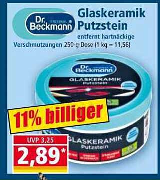 Dr. Beckmann Glaskeramik Putzstein