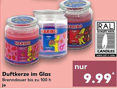Duftkerze im Glas – Brenndauer bis zu 100 h