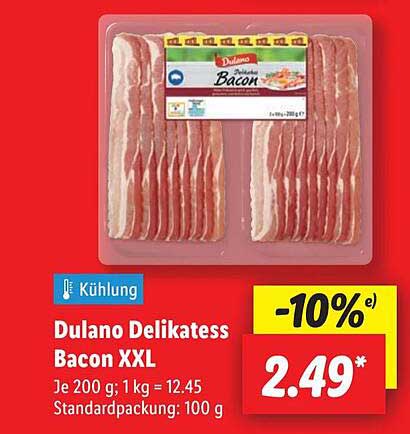 Dulano Delikatess Bacon XXL