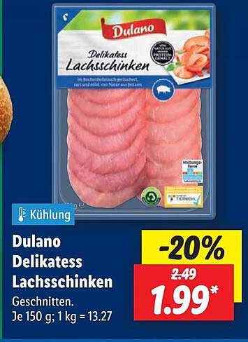 Dulano Delikatess Lachsschinken