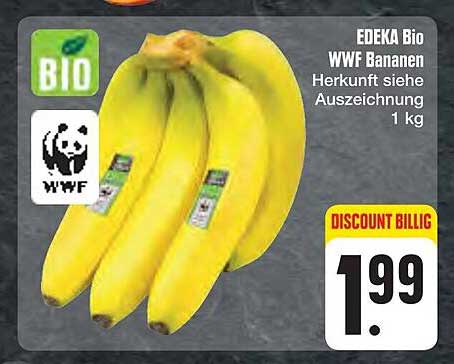 EDEKA Bio WWF Bananen 1 kg