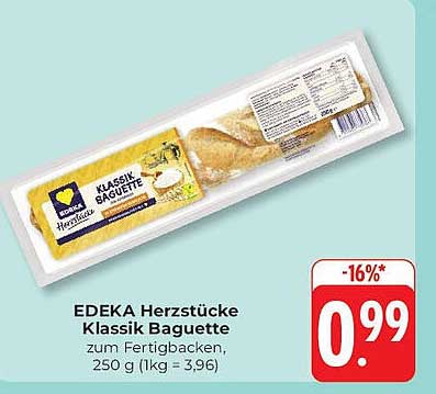 EDEKA Herzstücke Klassik Baguette