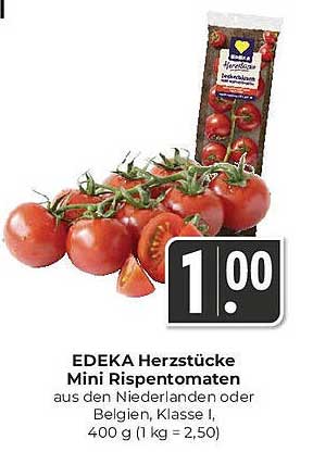 EDEKA Herzstücke Mini Rispentomaten 400 g