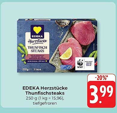 EDEKA Herzstücke Thunfischsteaks