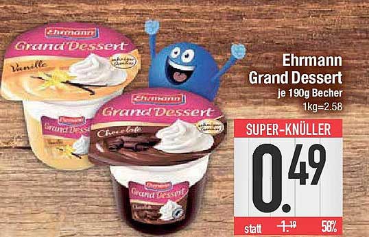 Ehrmann Grand Dessert je 190g Becher