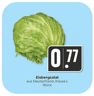 Eisbergsalat aus Deutschland, Klasse I, Stück