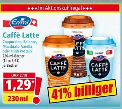 Emmi Caffè Latte – Cappuccino, Balance, Macchiato oder Vanilla