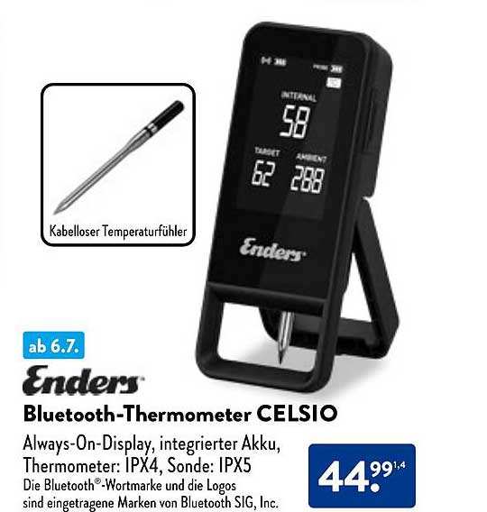 Enders Bluetooth-Thermometer CELSIO