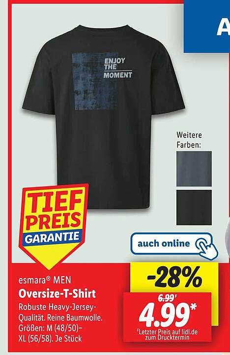 esmará® MEN Oversize-T-Shirt