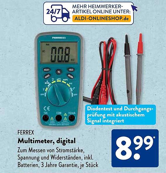 Ferrox Multimeter, digital