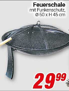 Feuerschale mit Funken­schutz, Ø 60 x H 45 cm