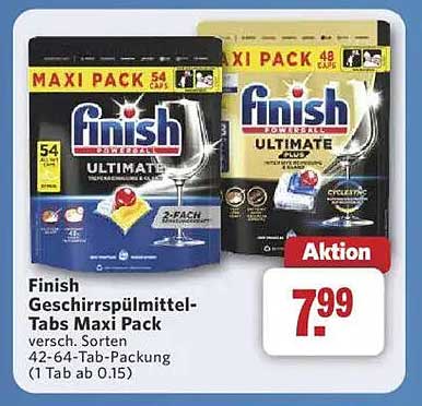 Finish Geschirrspültabs Maxi Pack