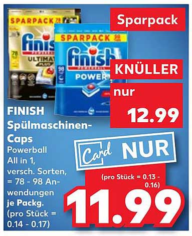 FINISH Spülmaschinen-Caps Powerball