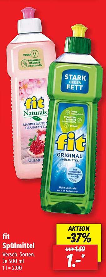 fit Spülmittel – Stark gegen Fett, frisch und umweltbewusst
