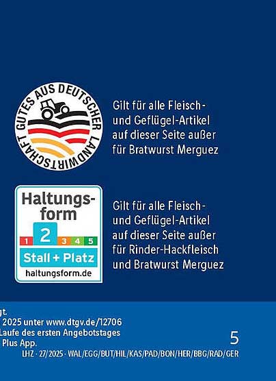 Fleisch- und Geflügelartikel im Lidl-Prospekt