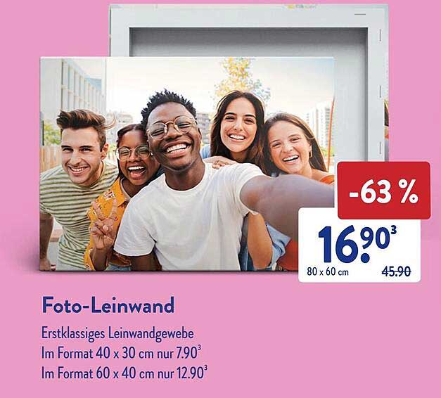 Foto-Leinwand - Erstklassiges Leinwandgewebe