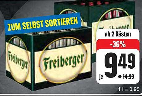 Freiburger Bier - Kasten zum Selbstsortieren