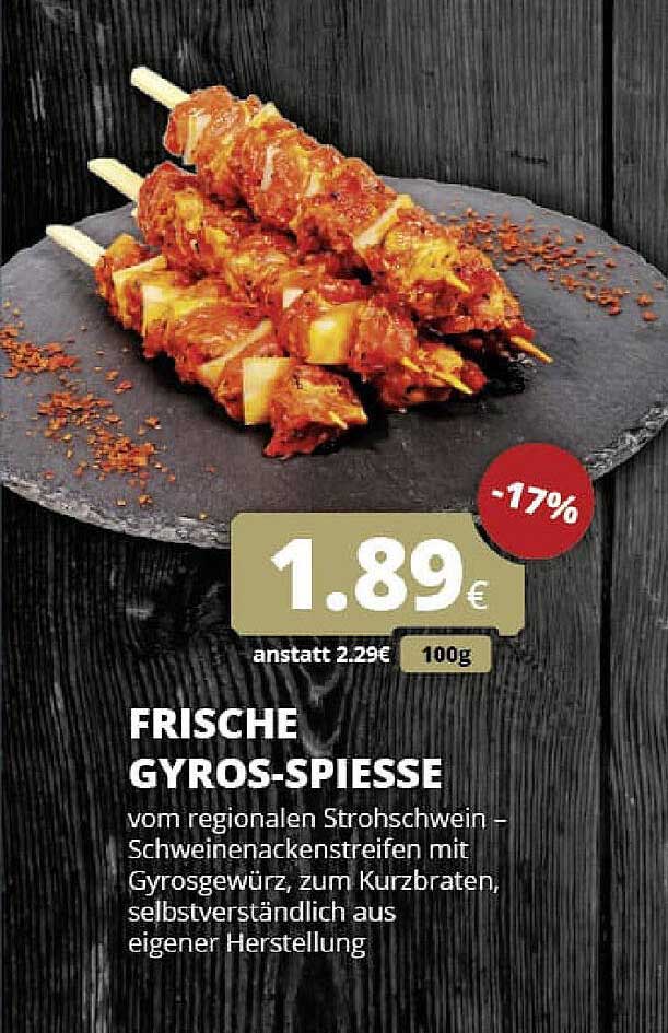 FRISCHE GYROS-SPIESSE