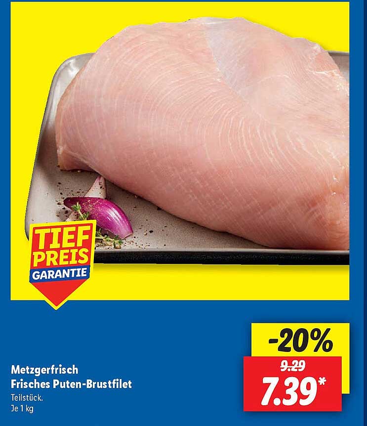 Frisches Puten-Brustfilet - Metzgerfrisch