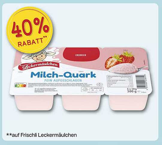Frischli Leckermäulchen Milch-Quark Erdbeer 300g