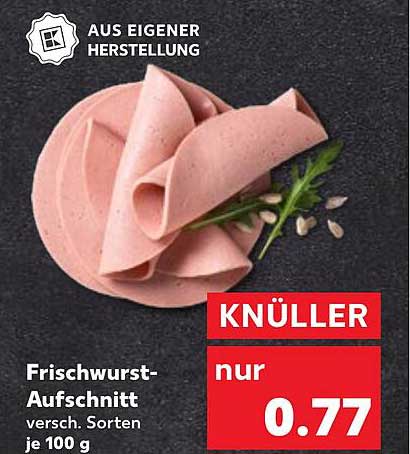 Frischwurst-Aufschnitt verschiedene Sorten je 100 g